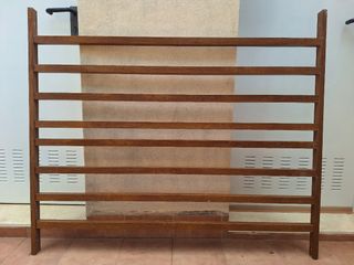 Reja de aluminio marrón para ventana o balcón 