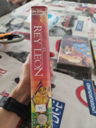 VHS El Rey León Disney Español