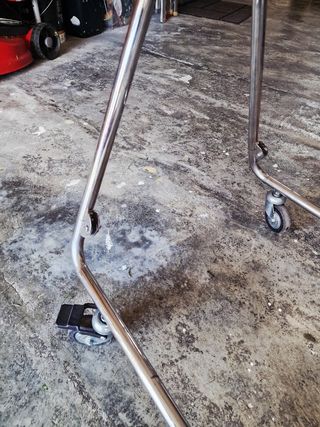 Burra plegable metálica.