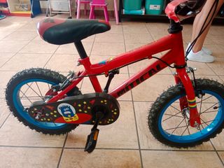 Bicicleta infantil 16 roja