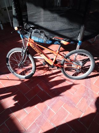 Bicicleta infantil naranja