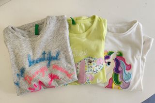 Set 3 magliette bambina