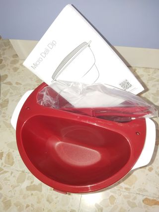 Set Fondue Rojo con Utensilios