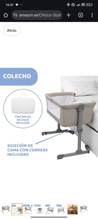 Chicco Next2Me Essential Cuna Colecho Bebé