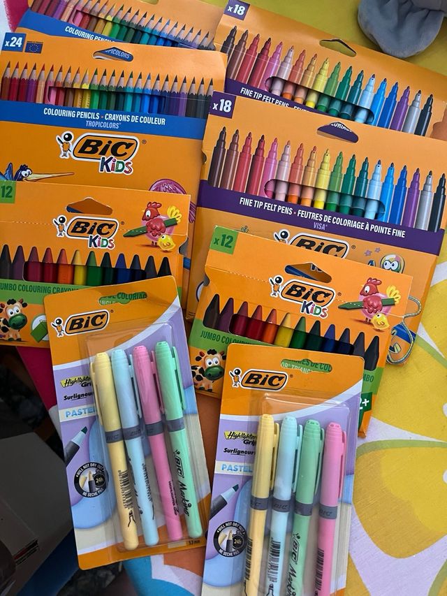 Pack Bic Doble Lápices y Rotuladores