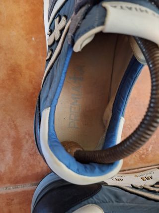Zapatillas Premiata Azul y Gris