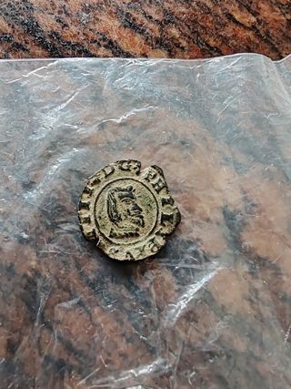 Moneda Maravedí Felipe IV granada  Antigua