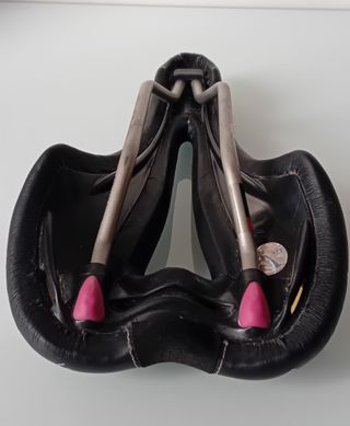 Sillín Selle Italia Negro,  modelo Diva.