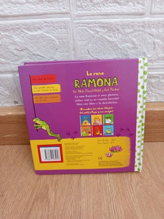 Libro para bebés La rana Ramona