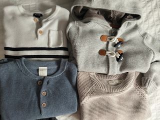 Lote 5 jerseys invierno bebé