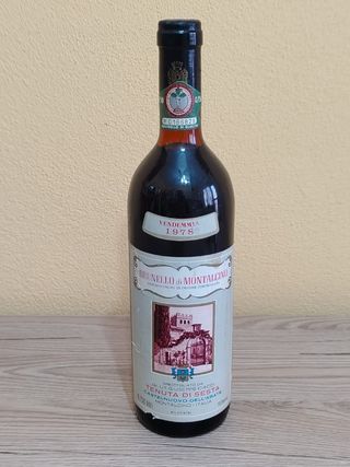 Brunello Montalcino 1978 Tenuta di Sesta