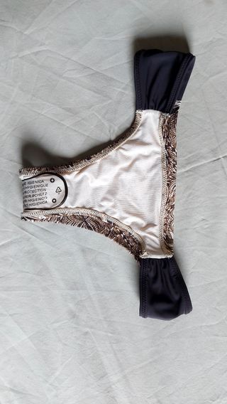 Slip costume donna Yamamay fantasia beige nuovo