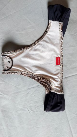 Slip costume donna Yamamay fantasia beige nuovo