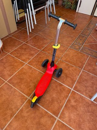 Patinete Oxelo B1 3 Ruedas Rojo