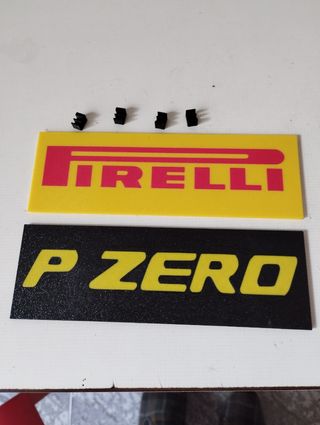 Decoración Scalextric-slot Cartelón Pista Pirelli