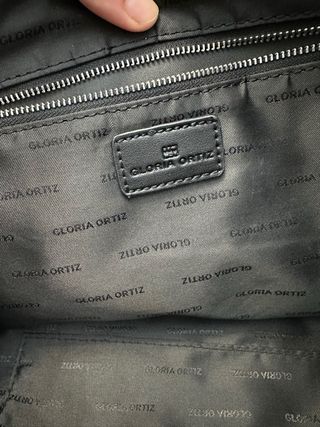 Bolso Gloria Ortiz Negro Acolchado