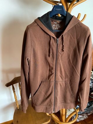 Sudadera Zara Marrón Talla XL