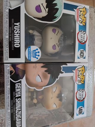 Funko Pop! Demon Slayer Yushiro y Genya