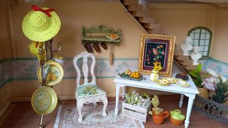 Miniatura Sedia Casa Bambole con Limoni