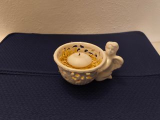 Ciotola Montemaggi shabby chic con angelo