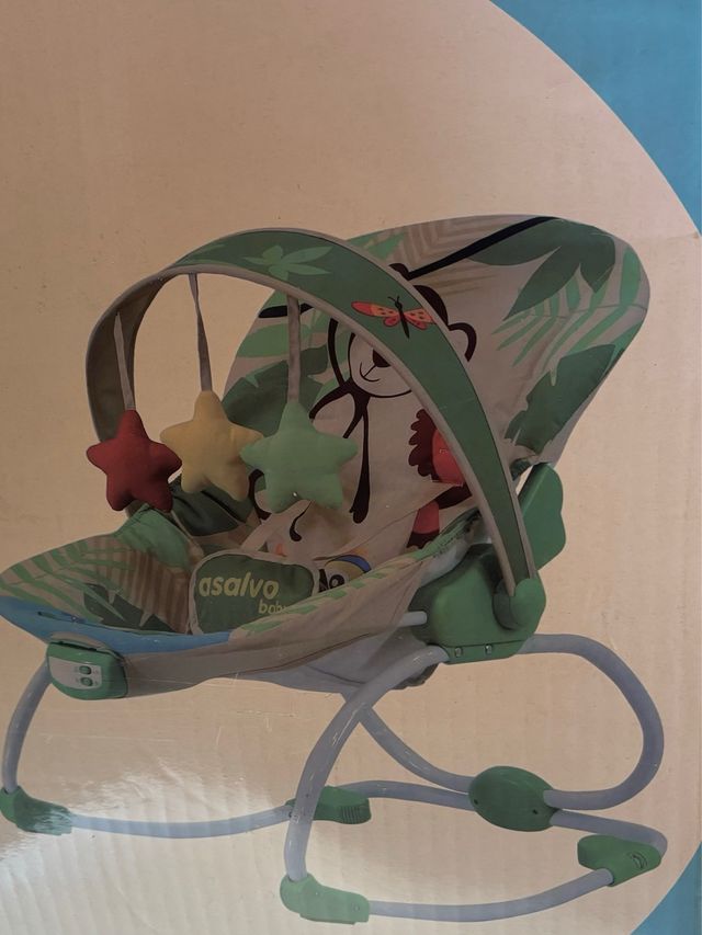 Hamaca bebé Asalvo con arco de juegos