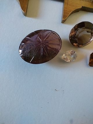 4 tormaline, vari pesi e forme