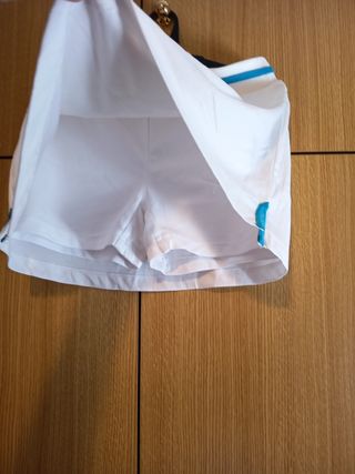 Falda pantalón tenis/pádel blanca y azul