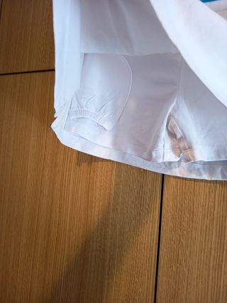 Falda pantalón tenis/pádel blanca y azul