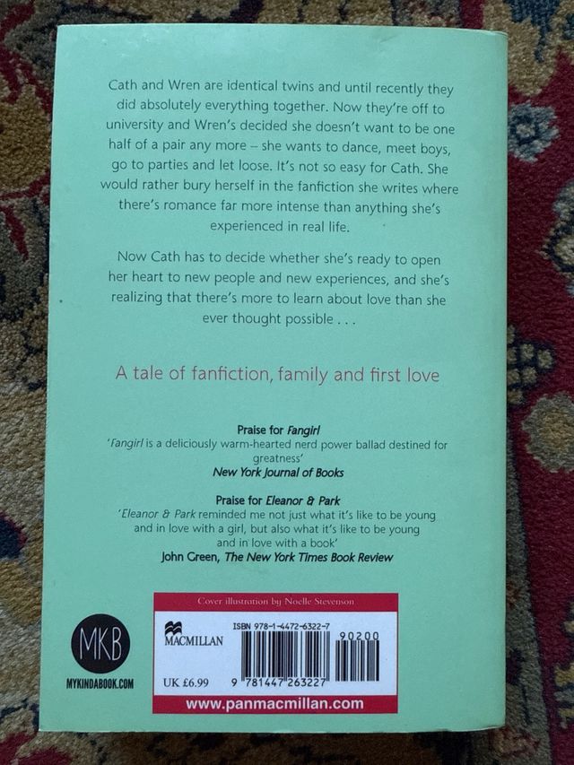 Fangirl by Rainbow Rowell