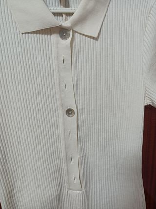 Mono corto blanco de punto