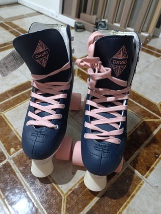 Patines T38 Artísticos Oxelo+funda+funda transport
