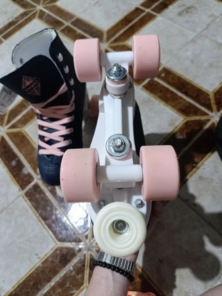 Patines T38 Artísticos Oxelo+funda+funda transport