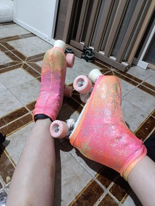 Patines T38 Artísticos Oxelo+funda+funda transport