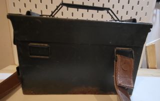 Cassa porta munizioni in metallo -Vintage