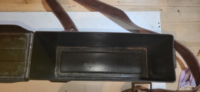 Cassa porta munizioni in metallo -Vintage