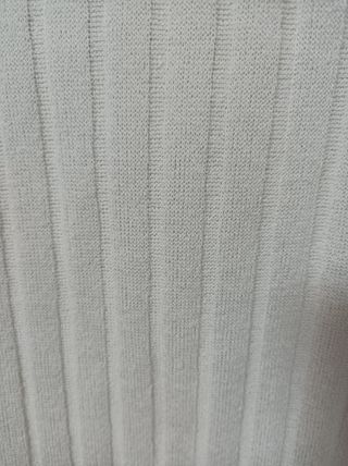 Bershka Camiseta Blanca Torsión Talla M