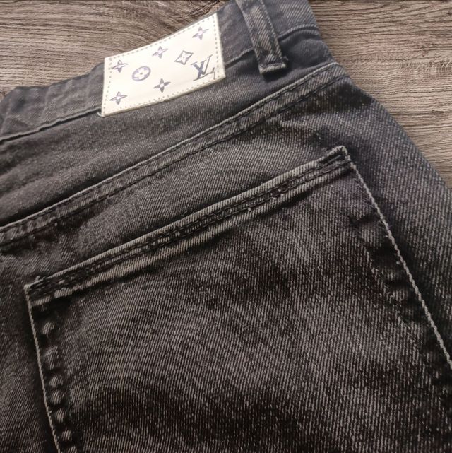 Louis Vuitton Pantaloni neri con logo