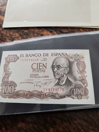 Lote de 9 billetes de España