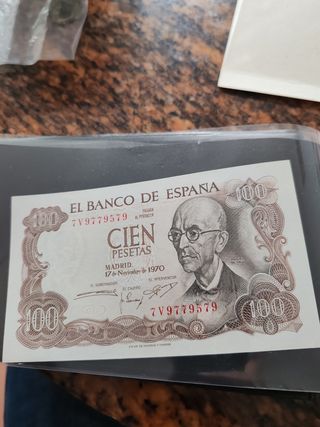 Lote de 9 billetes de España