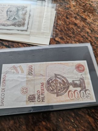 Lote de 9 billetes de España