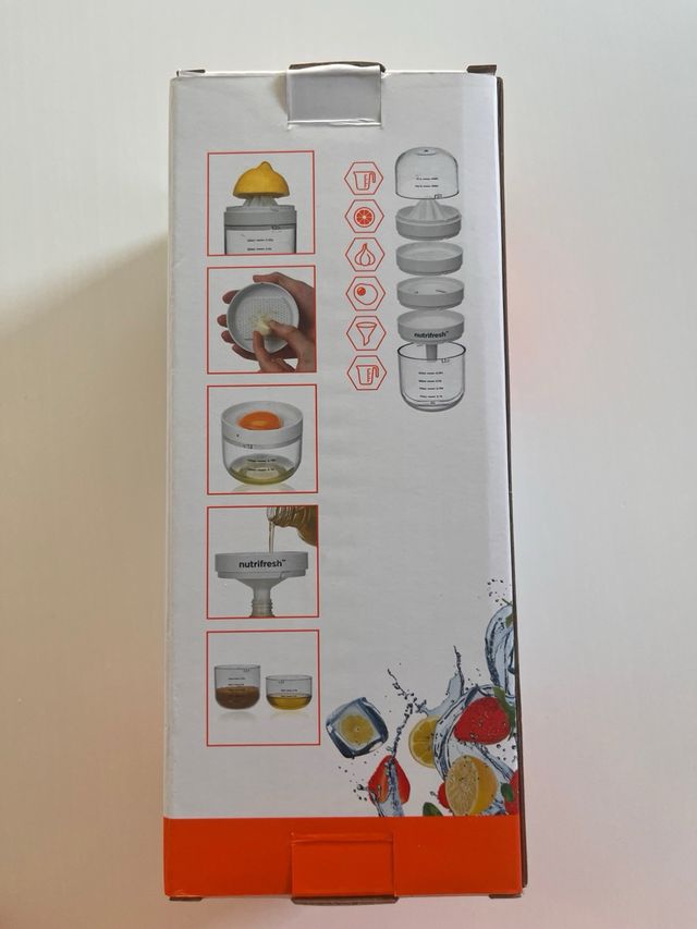 Exprimidor NutriFresh 6 en 1 Multifunción