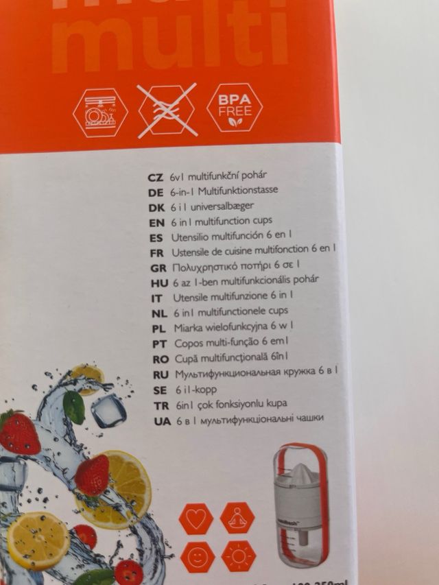 Exprimidor NutriFresh 6 en 1 Multifunción