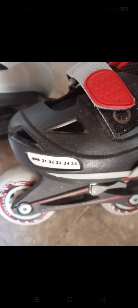 Pattini regolabili bambino misura 31-35