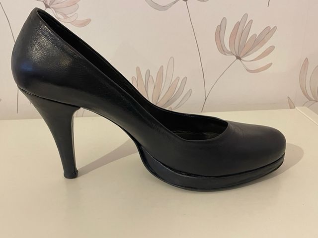 Zapatos de salón Vera Gomma piel negros T37