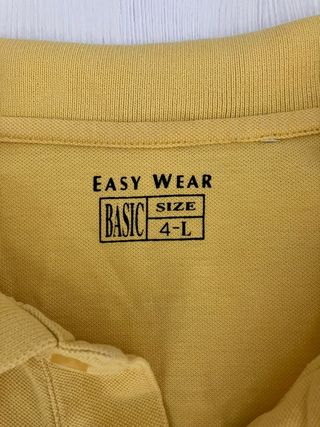 Polo BASIC amarillo talla L