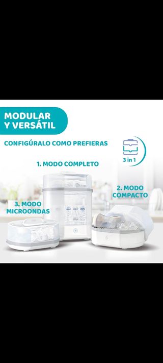 Esterilizador Chicco Vapor 3 en 1

