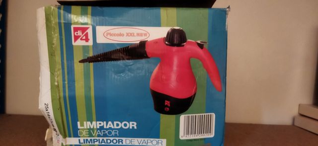 Limpiador de vapor de mano rojo