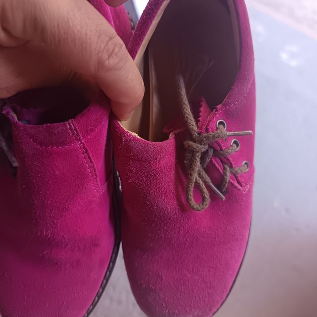 Zapatos niña fucsia talla 30
