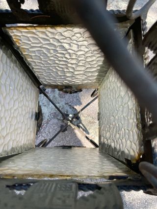 Farol de forja antiguo