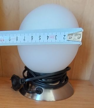 Lámpara Esfera Táctil Mesilla Noche